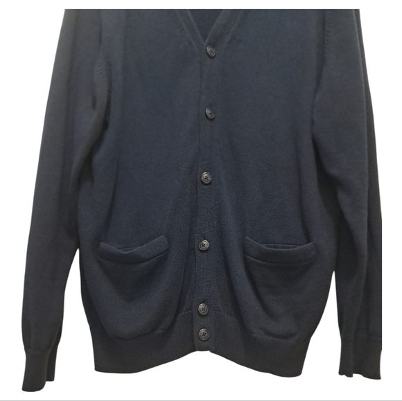 Roundtree &Yorke Women's Sweater Size L Dark Blue 100%Cotton. - Picture 5 of 5